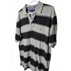 Tommy Hilfiger Men's Striped Polo Shirt - Size L